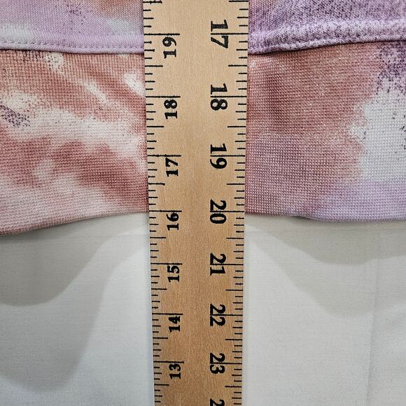 Nike Women's Crop Pullover Purple Tie Dye Hoodie DR8155-565 Size Medium - Picture 8 of 8